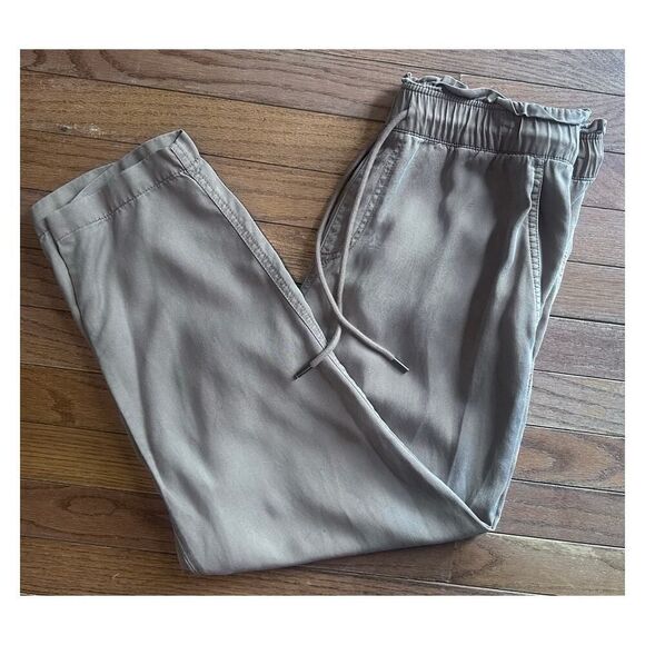 LOFT Medium Emory Taper Pants Drawstring NWOT 100% Lyocell - Picture 1 of 12